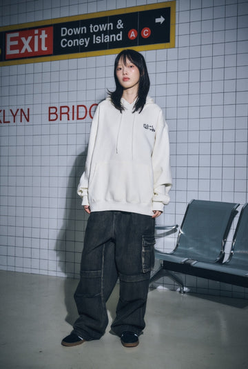 Always together Embroidered Hoodie